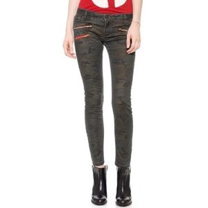 SALE Etienne Marcel Camo Zip Jeans