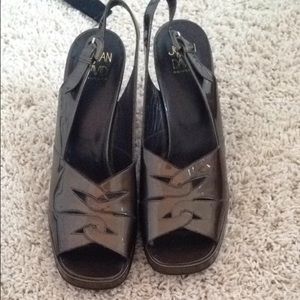 Joan & David Couture Brown Slingbacks