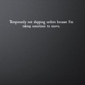 Not taking orders at this time