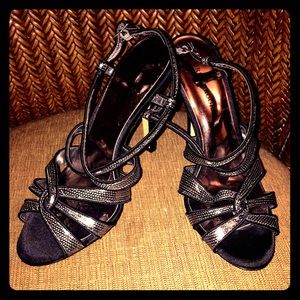 Audrey Brooke sequin high heels