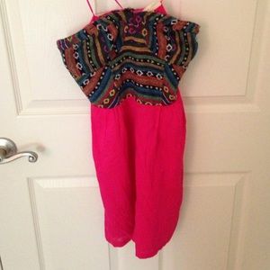 Strapless Tribal Dress