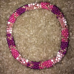 Pink and Purple Genuine Lily & Laura Bracelet