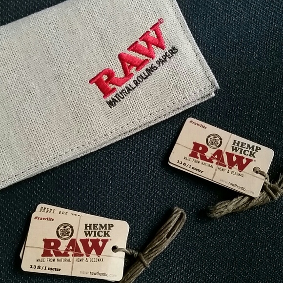 RAW wallet and hemp wick