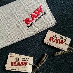 RAW wallet and hemp wick
