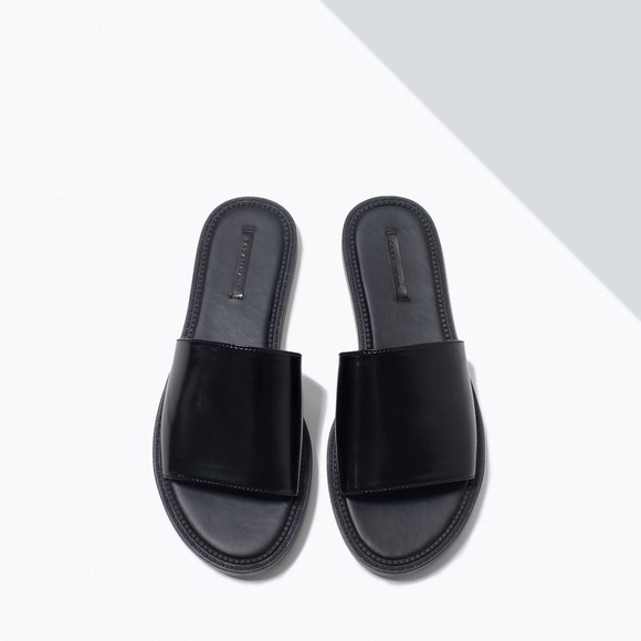 Zara Slip-On Slide Sandals