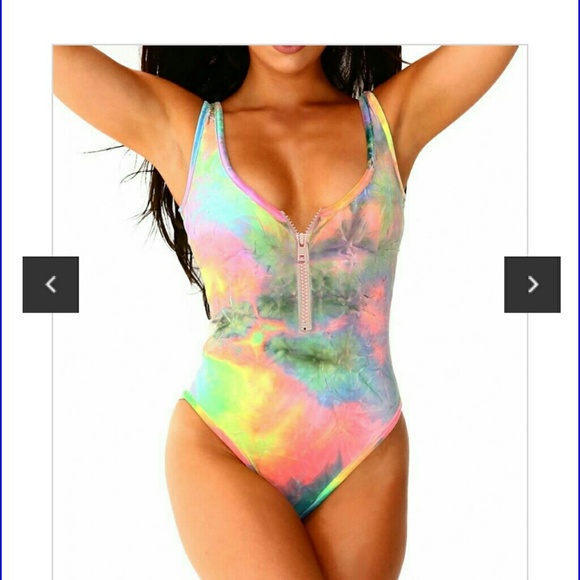 Multicolored bodysuit