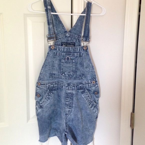 Denim over-alls