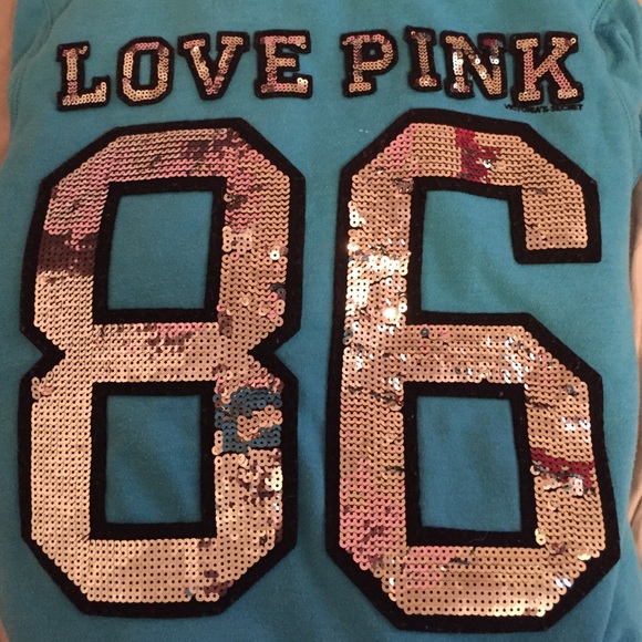 Victoria's Secret Pink fur-lined zip-up