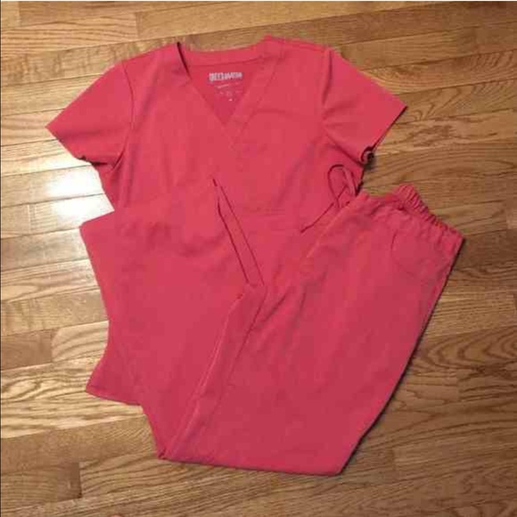 BUNDLE OF 2 SETS OF GREYS ANATOMY SCRUBS