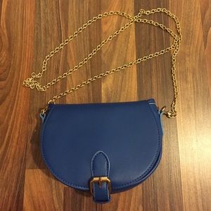 Blue handbag