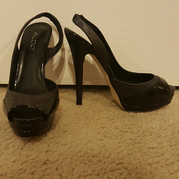 ALDO peep toe heels