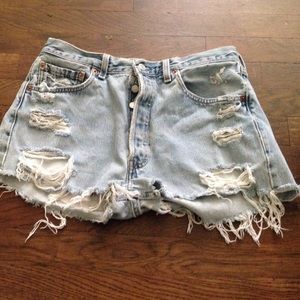 Urban Outfitters cut off shorts.