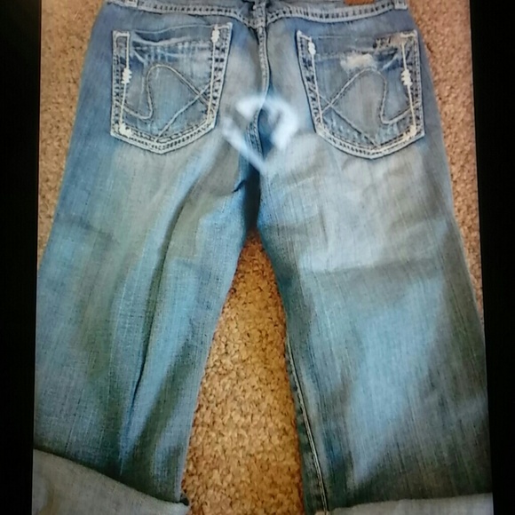 Denim shorts