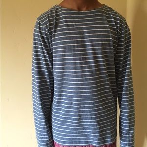 Men's stripped long sleeve tee