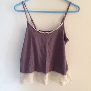 Purple and Lace Cami