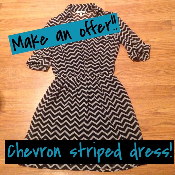 Chevron stripe tunic