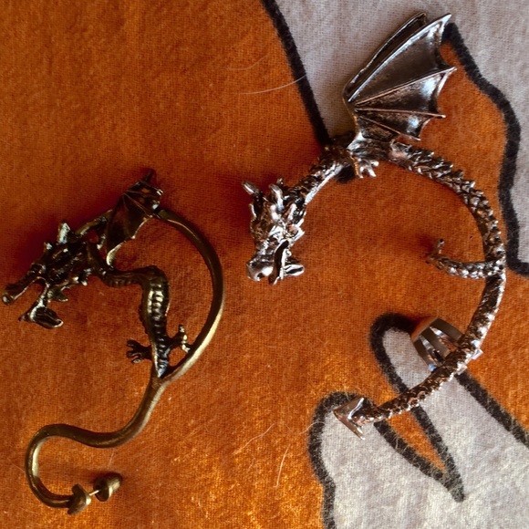 Dragon ear cuffs!