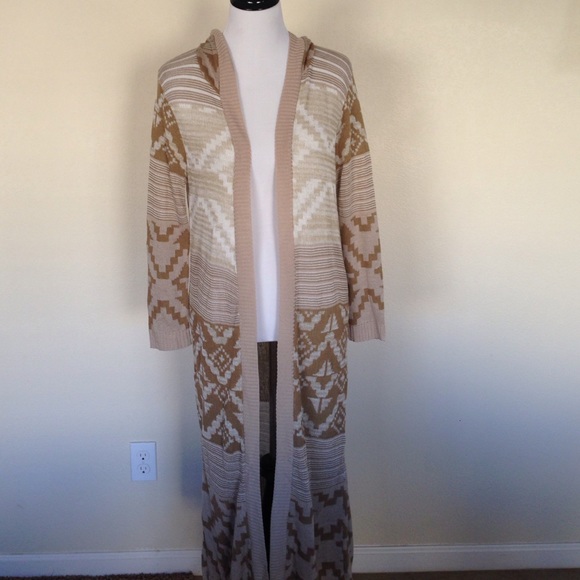 Tribal hooded cardigan - Picture 2 of 2