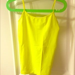 Neon yellow cami