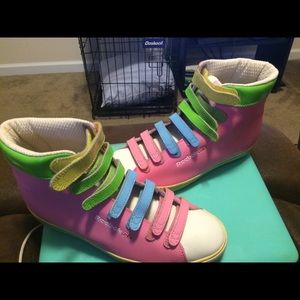 Pink Reebok high top