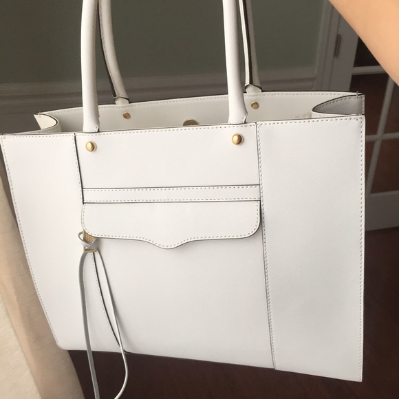 Rebecca Minkoff LEATHER MAB Handbag White