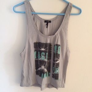 Light Blue Graphic Tank