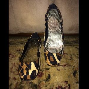 Jessica Simpson Leopard Flats