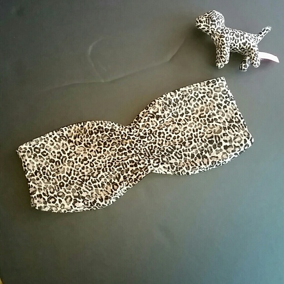 Pink bandeau and dog bundle cheetah