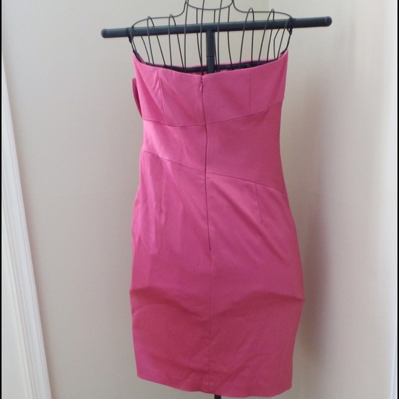 Suzi Chin Maggy Boutique Pink Strapless Dress - Picture 2 of 4