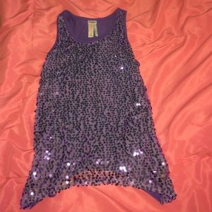 Sparkly Purple Top