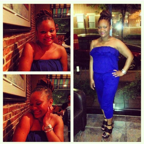 Blue romper