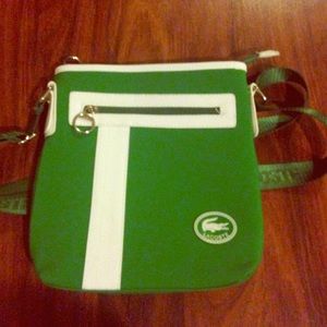 Green Lacoste Crossbody Bag