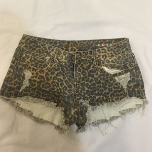Cheetah shorts