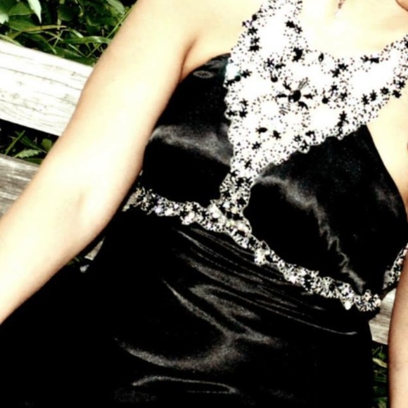 Black prom dress. Worn only once.