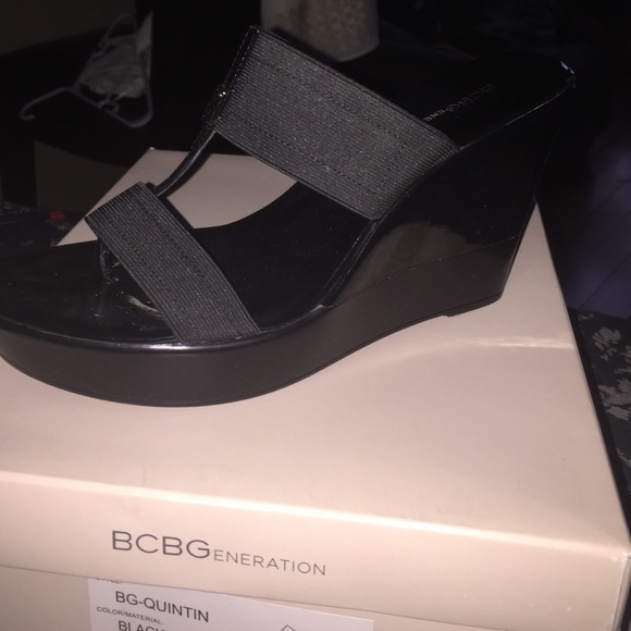 BCBG slide in wedges