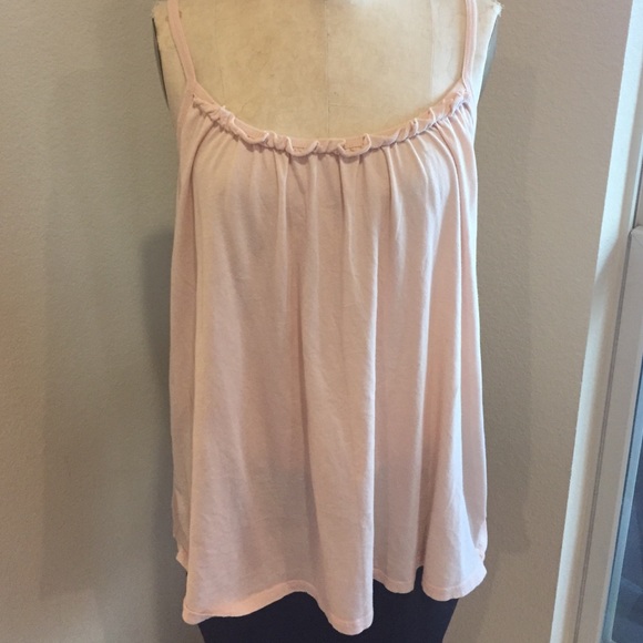 Vintage Beach Tee tank top in soft peach L 🎀