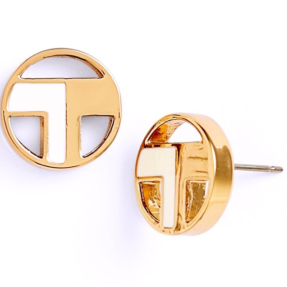 Tory Burch Theresa T Stud Earring