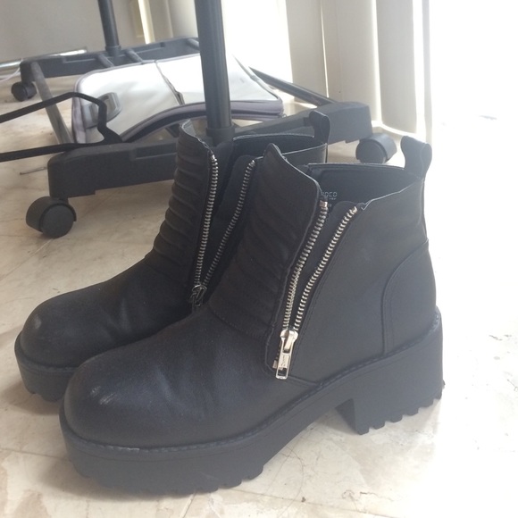 Topshop chunky boots
