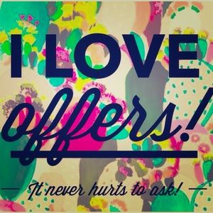 I love offers!! 😉