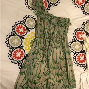 SOLD One shoulder ruffle dress