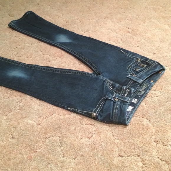 Miss me buckle boot cut jeans