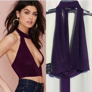 NASTY GAL Hurt So Good Cutout Crop Top⛔️PENDING⛔️