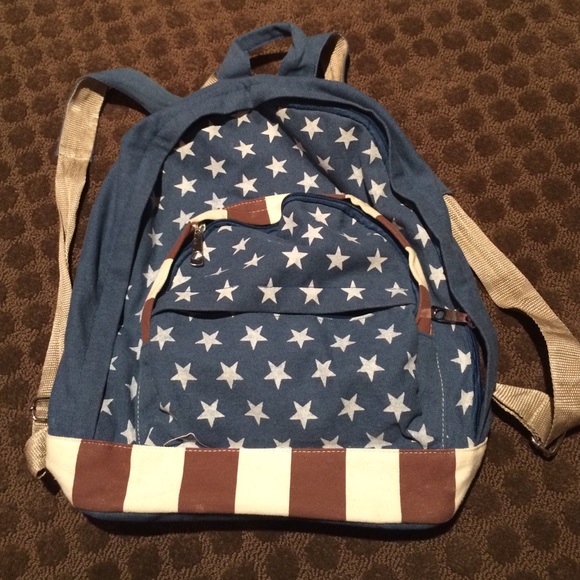 American Flag Backpack