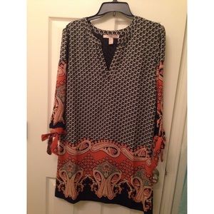 🚫SOLD ON VINTED🚫Green and orange dress