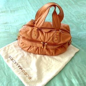 Front Zipper Leather Bag