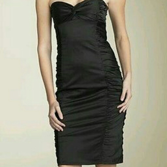 Nanette Lepore "Siren" Strapless Cocktail Dress