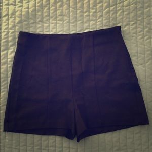Black high waisted shorts