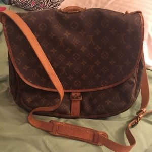 Louis Vuitton Monogram Saumur messenger bag