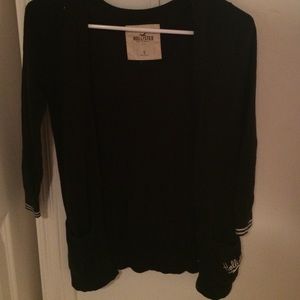 Navy blue Hollister cardigan