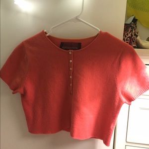 Sweater crop top